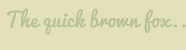 Image with Font Color B8C495 and Background Color E4E0BA